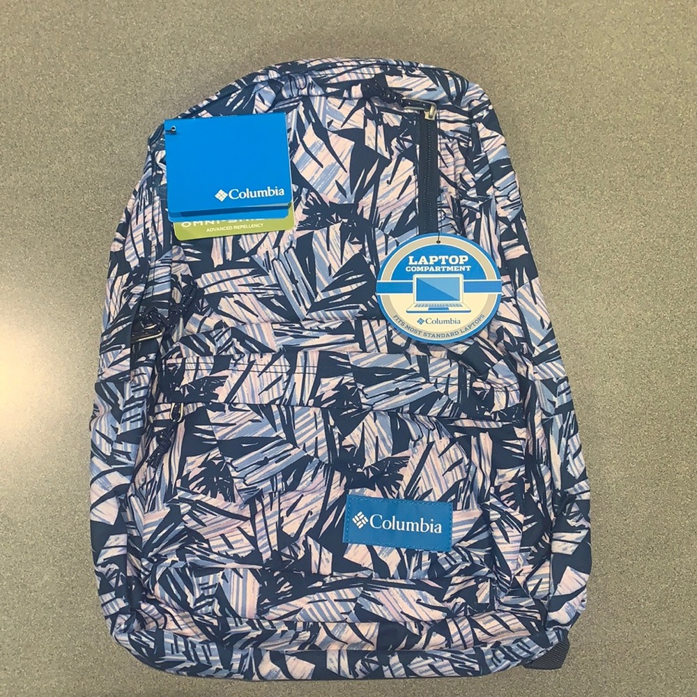 New* Columbia Backpack-Tropica Carbon(Purple/Navy)